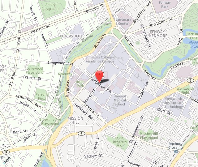 Location Map: 98 Binney St Boston, MA 02215