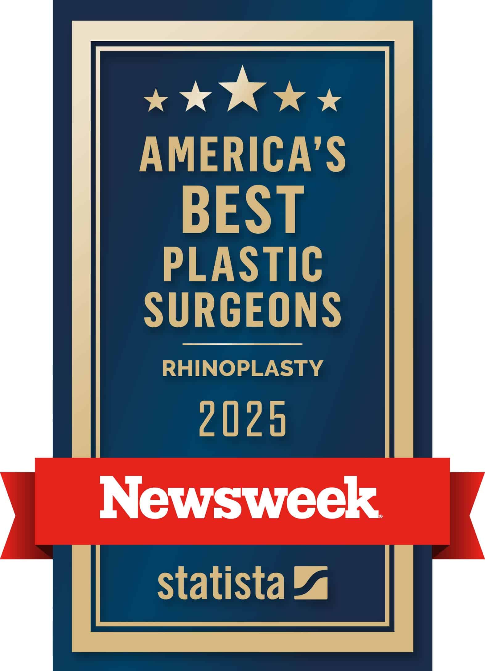 Newsweek PlasticSurgeons2025 Logo Rhino Basic