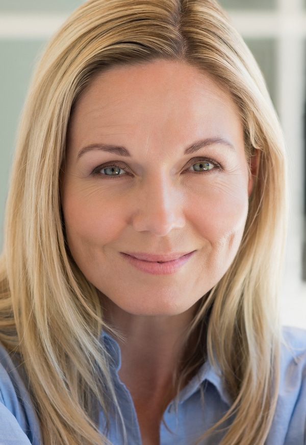 Mature woman smiling
